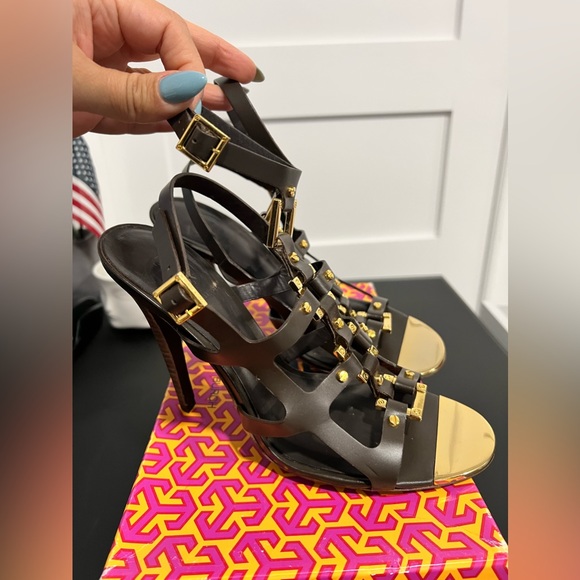 Brown Tory Burch size 8 shoes - Picture 5 of 7